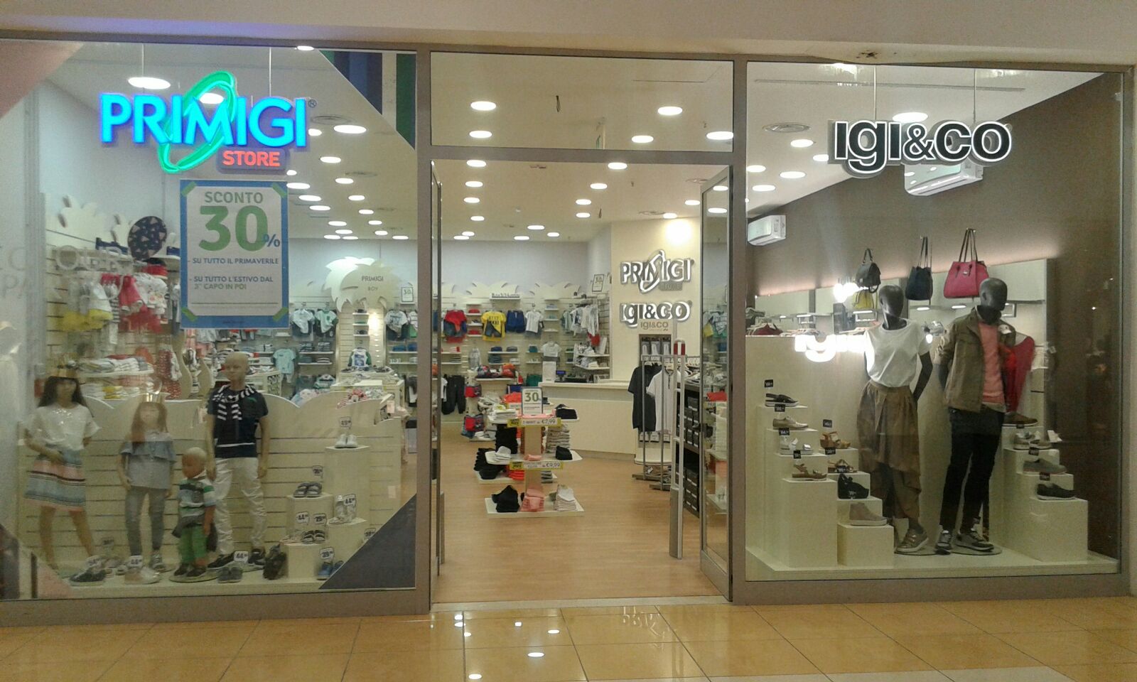 Primigi e IGI\u0026CO store - Centro Commerciale Heraclea
